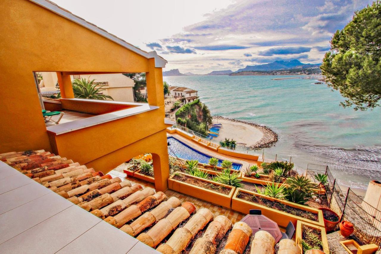El Portet - Beachfront Holiday Home With Private Pool In Moraira Ngoại thất bức ảnh