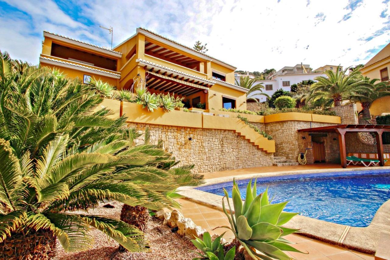 El Portet - Beachfront Holiday Home With Private Pool In Moraira Ngoại thất bức ảnh