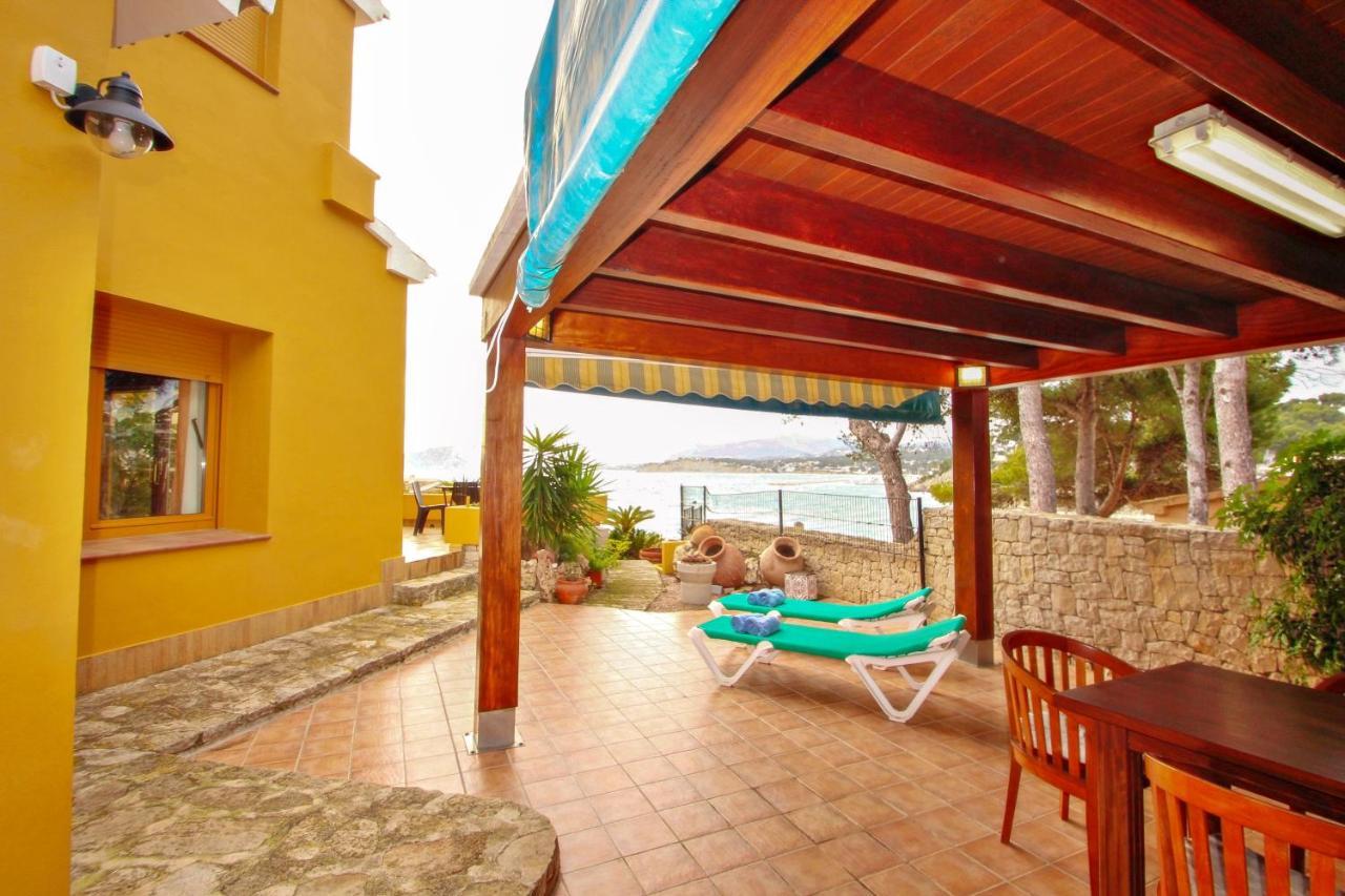 El Portet - Beachfront Holiday Home With Private Pool In Moraira Ngoại thất bức ảnh