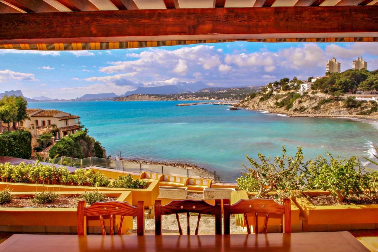 El Portet - Beachfront Holiday Home With Private Pool In Moraira Ngoại thất bức ảnh